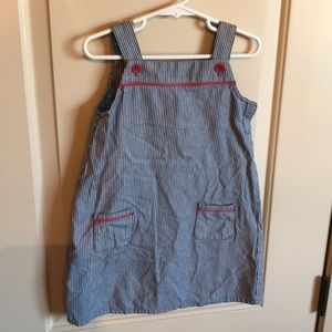 Mini Boden denim jumper size 3-4
